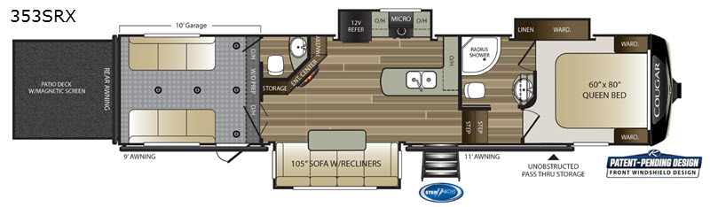 Cougar floorplan