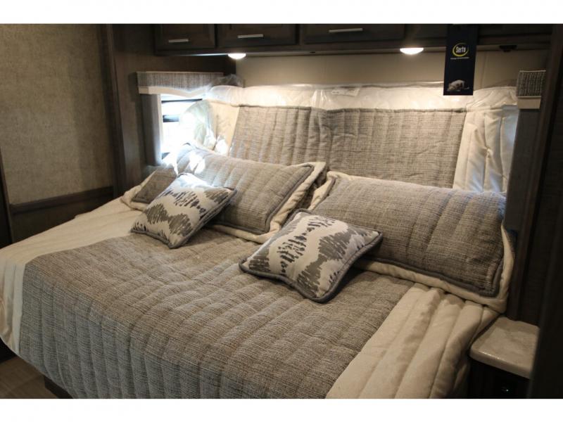 King bed tilting Thor Motor Coach