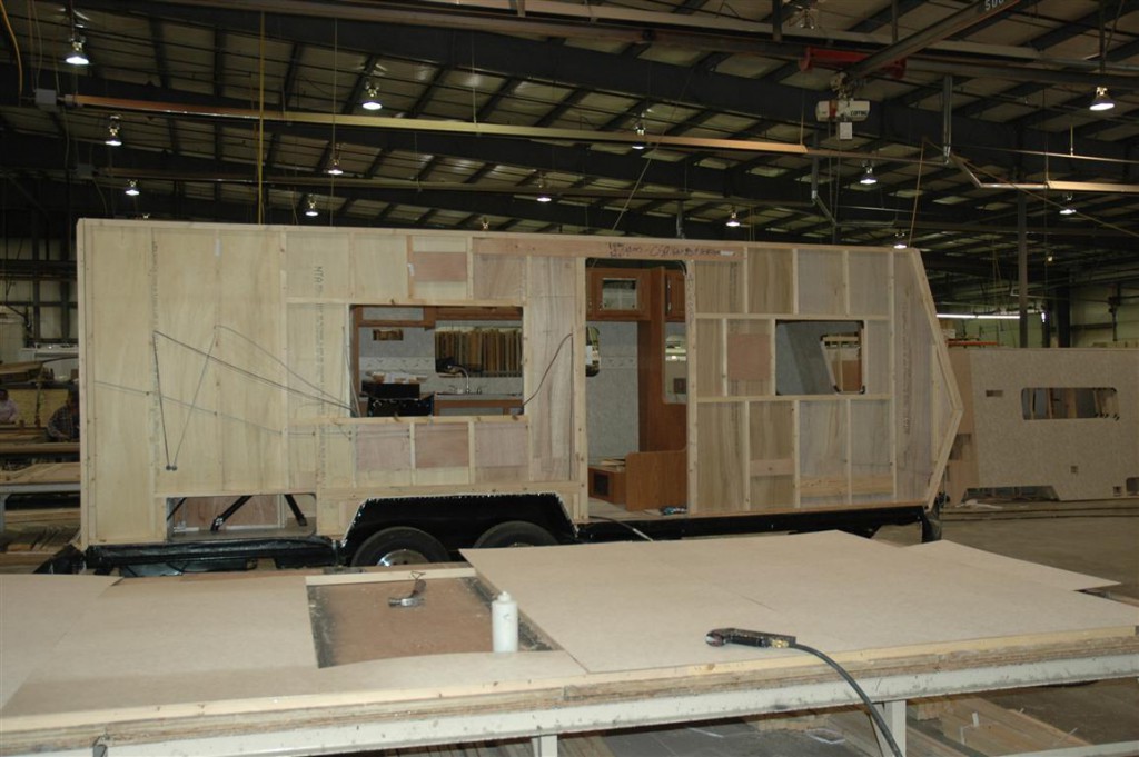 travel trailer construction video