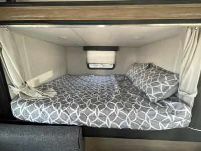 Forest River Cherokee, gray wolf travel, trailer, queen bed slide out